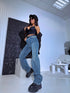 BLUE denim pants "T6272-6 BEST OF TITAN"